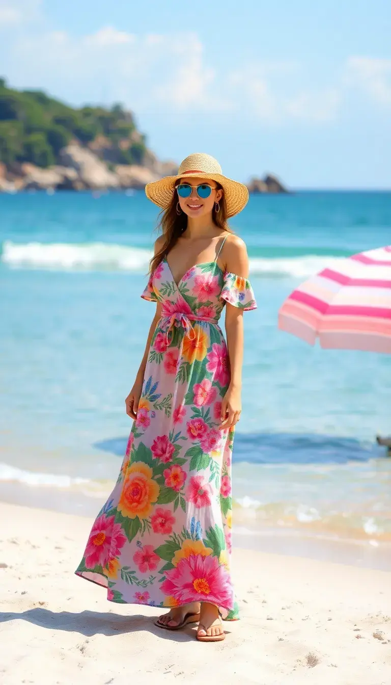 Floral Maxi Dress Summer