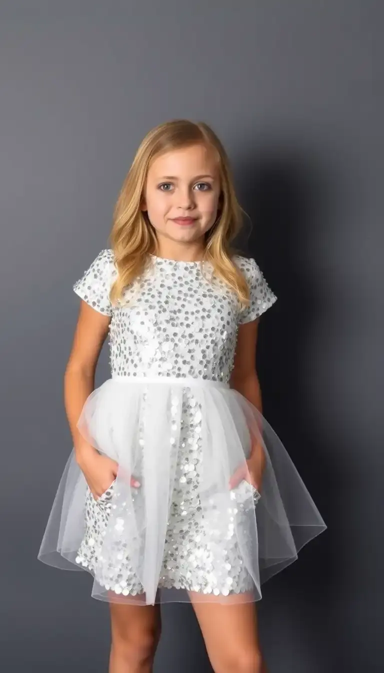Sequin Baby Shower Mini Dress