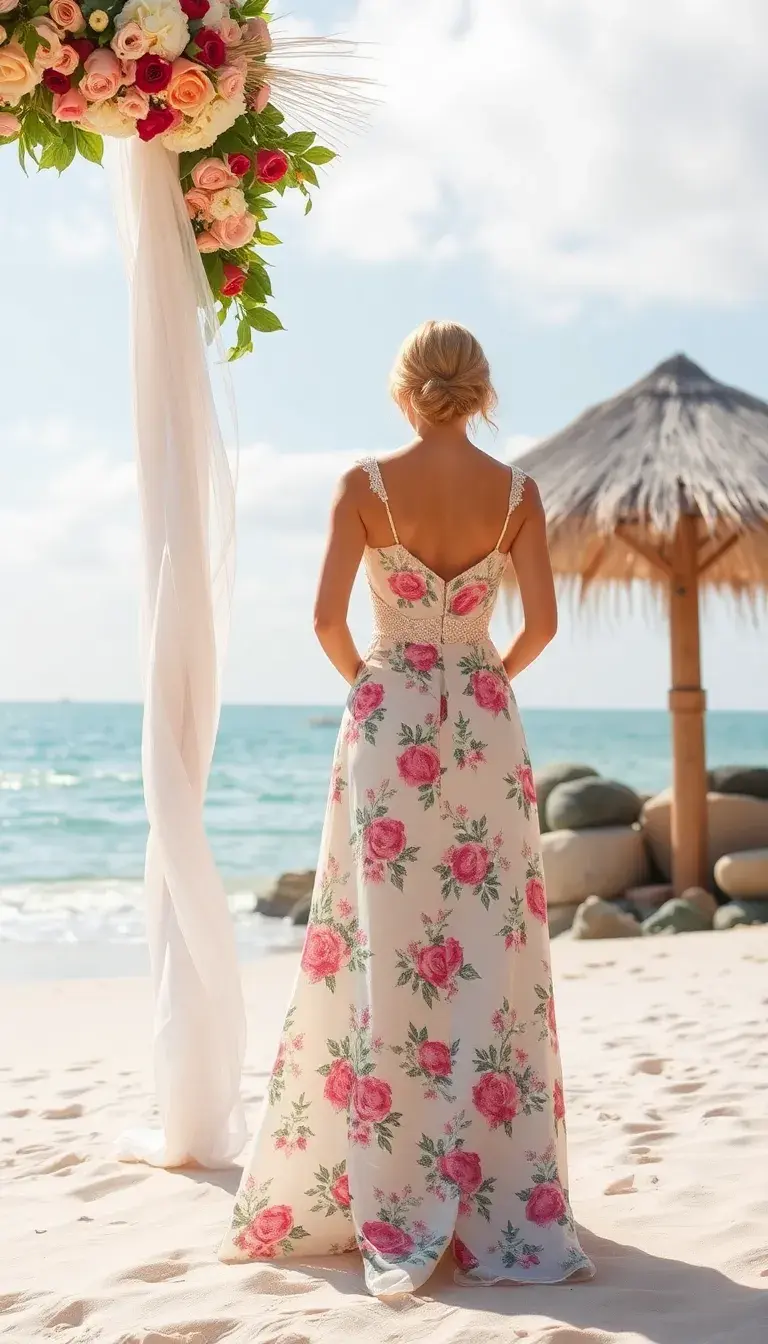 Floral Beach Wedding