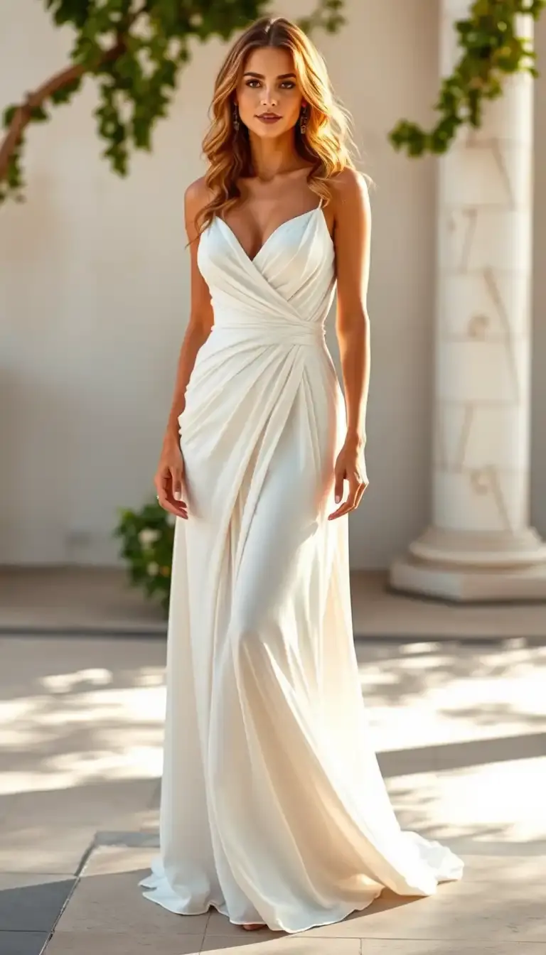 White Formal Maxi Dress