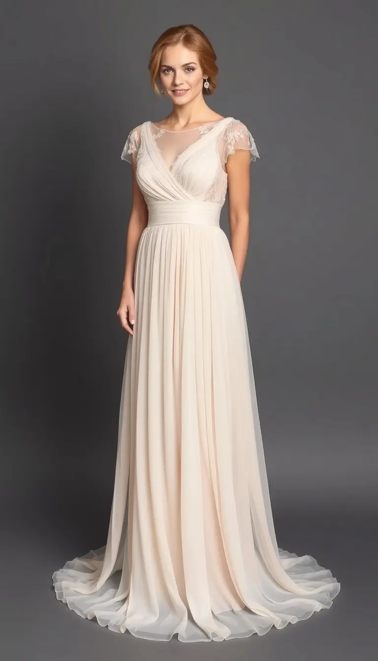 MOB Chiffon Gown