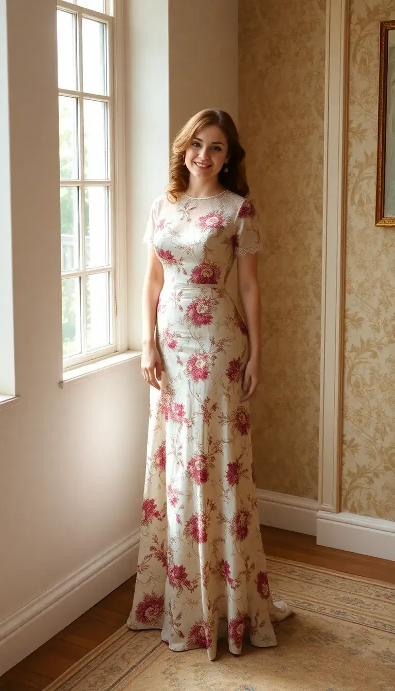 MOB Tea Length Dress