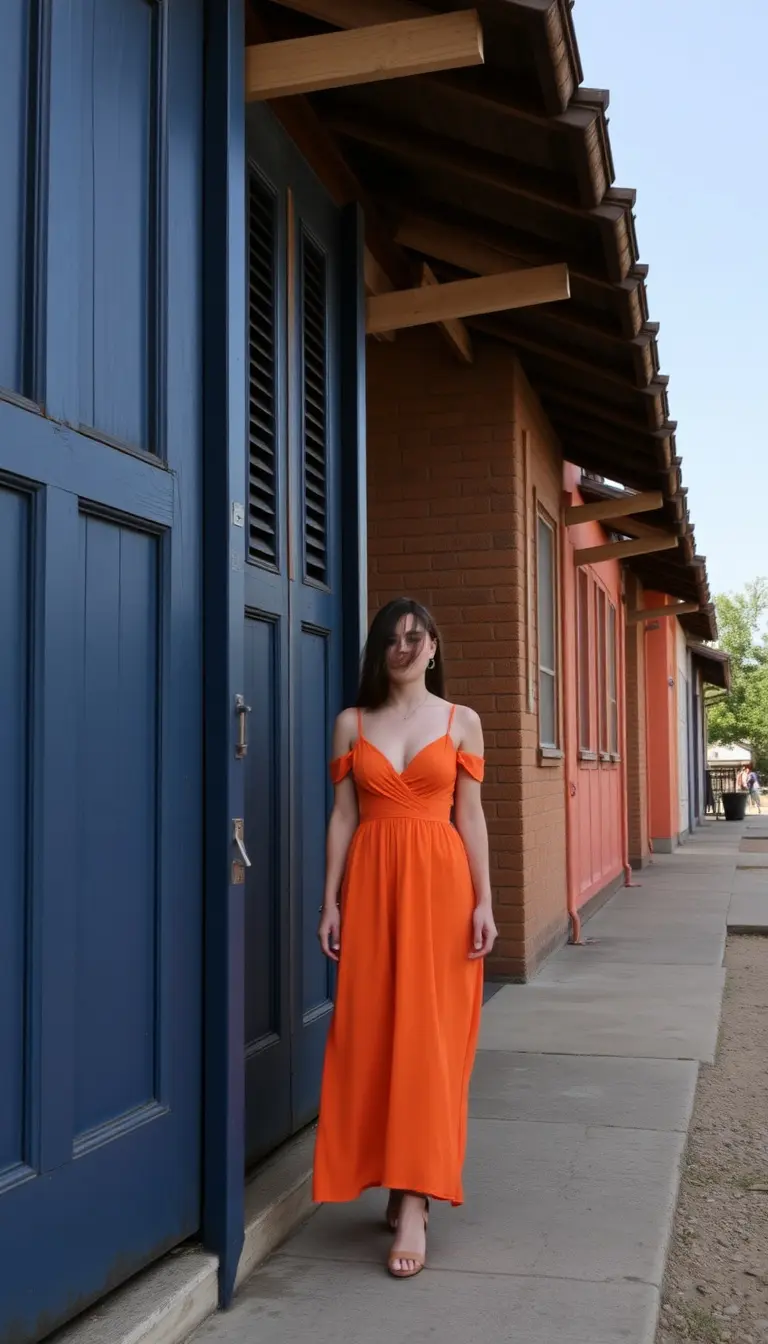 Orange Sundress