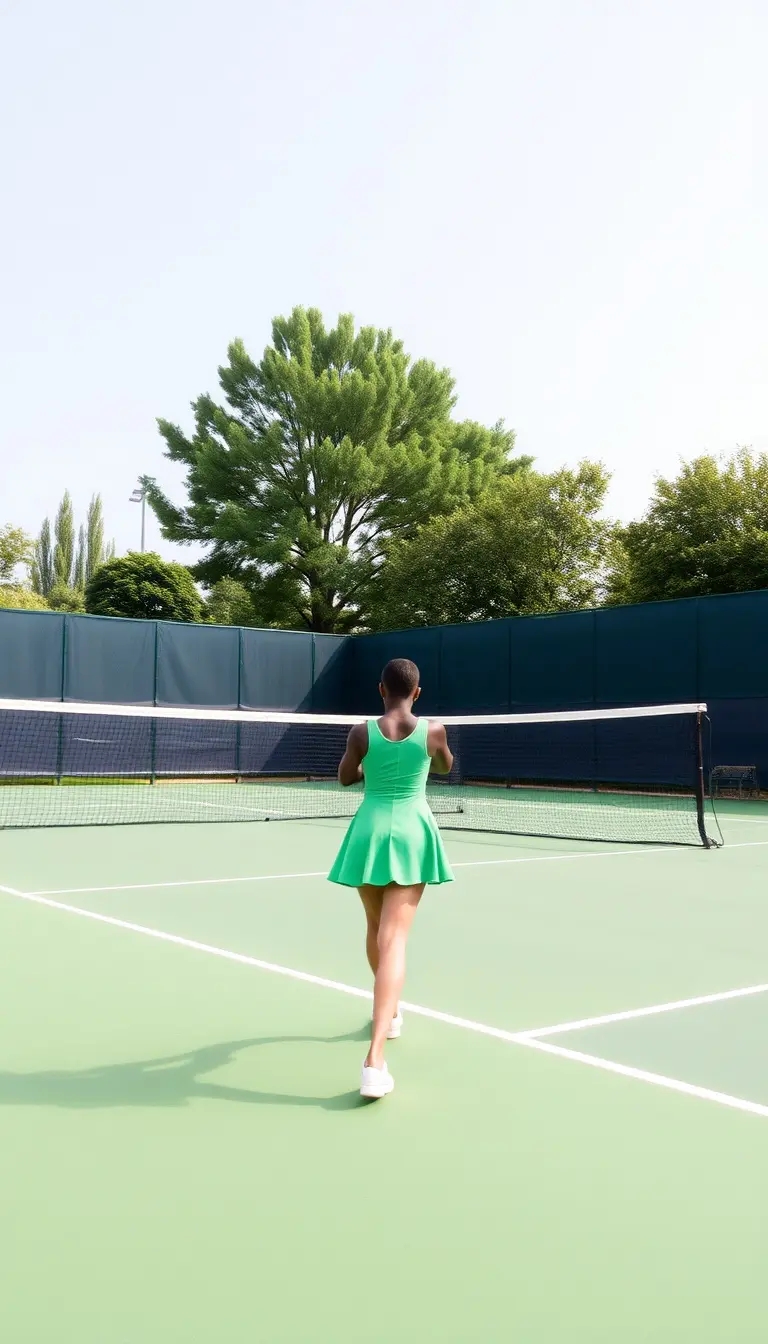 Green Tennis Dress