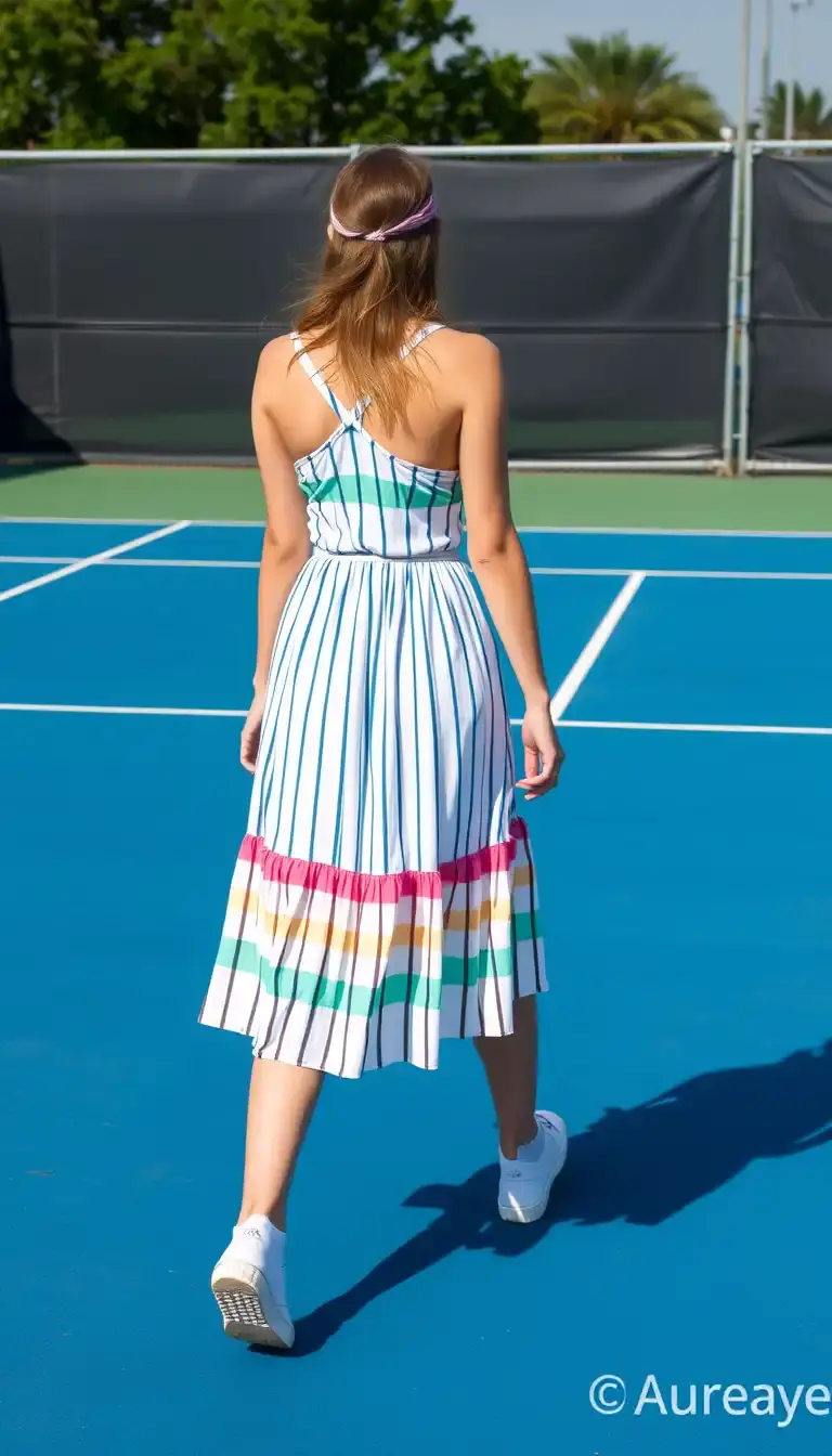 Striped Tennis Dress