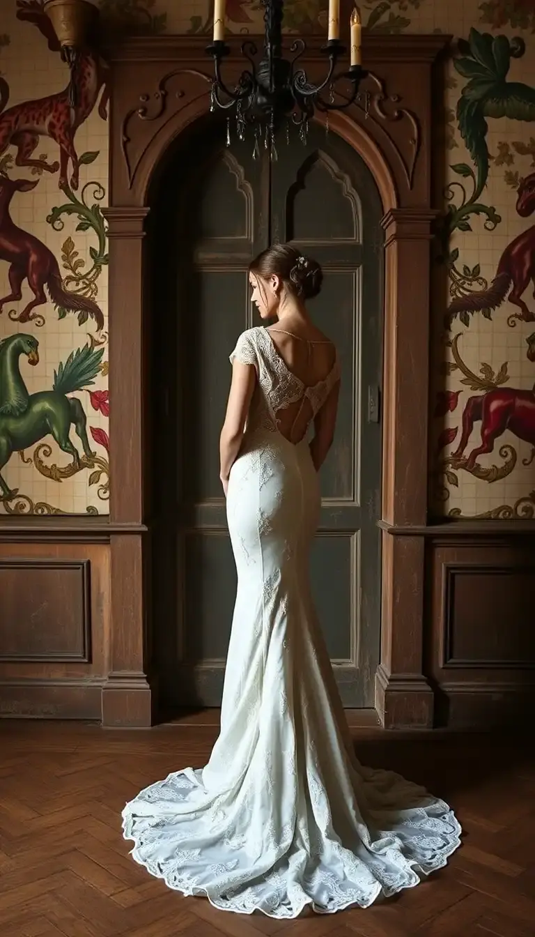 Mermaid Vintage Wedding Dress