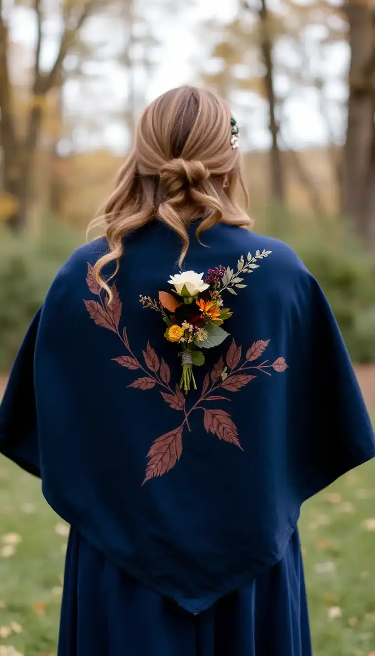 Navy Fall Guest Wrap