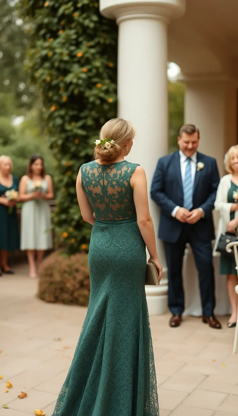 Green Fall Guest Lace