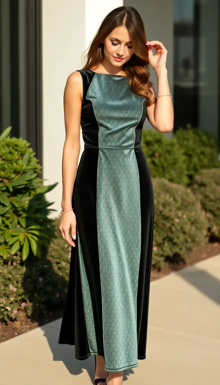 Velvet Midi Dress