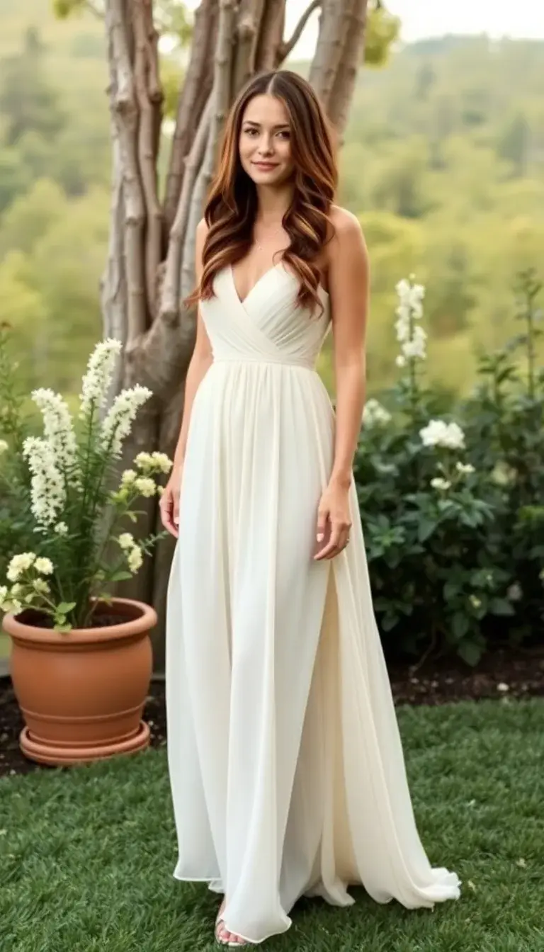 Chiffon Wedding Guest Dress