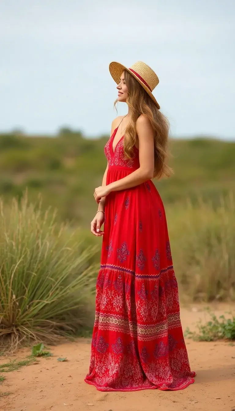 Red Maxi Dress