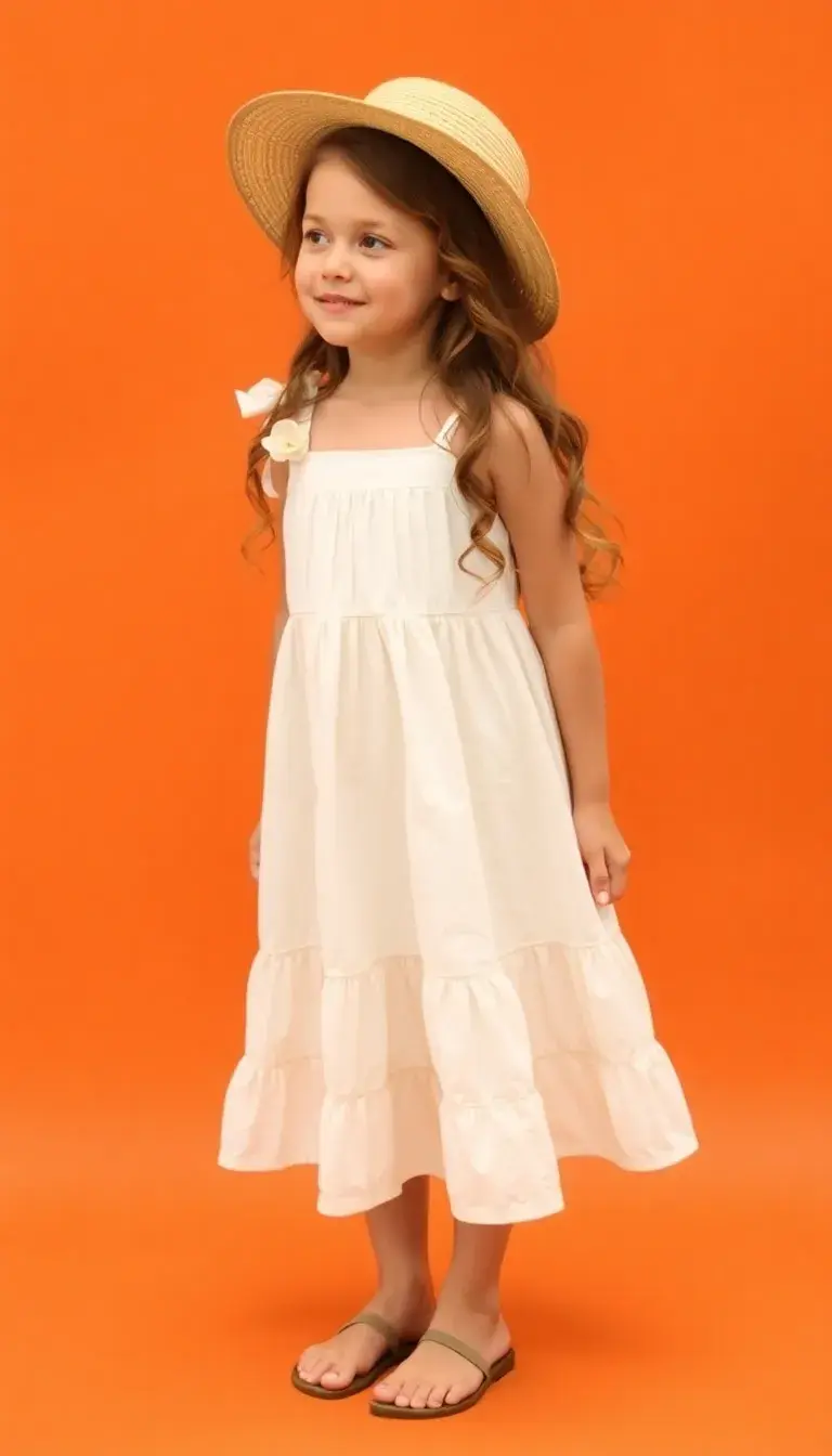 Cotton Girls Sundress