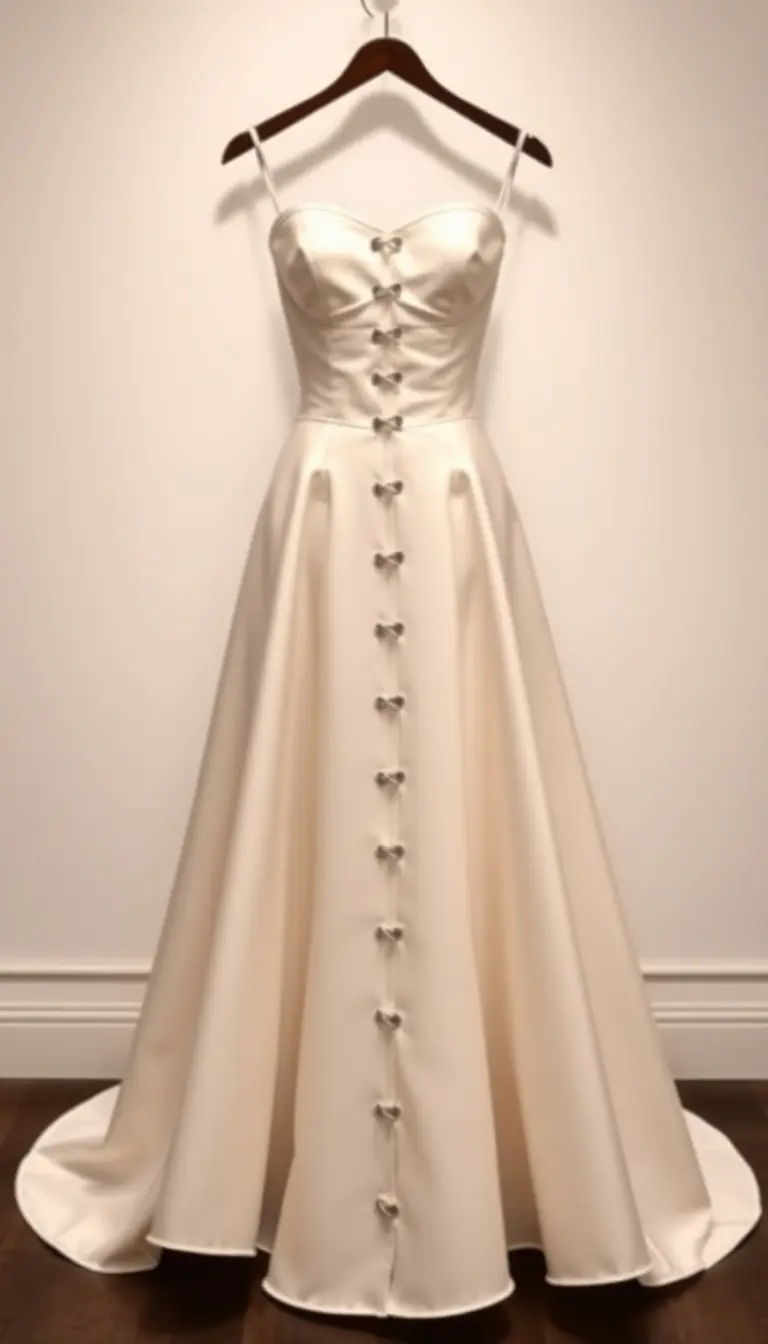 a strapless corset dress in white