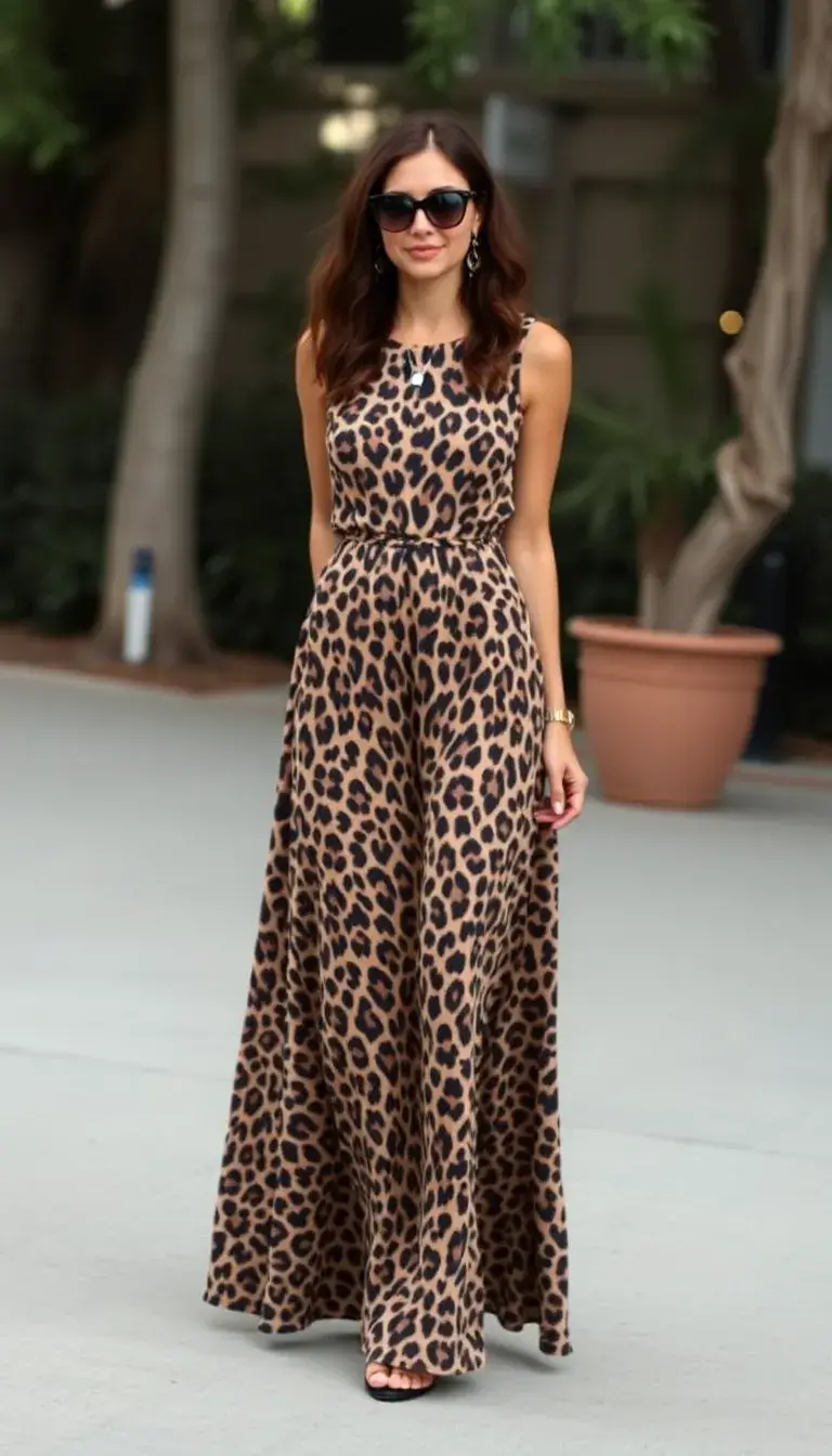 Leopard Maxi Dress