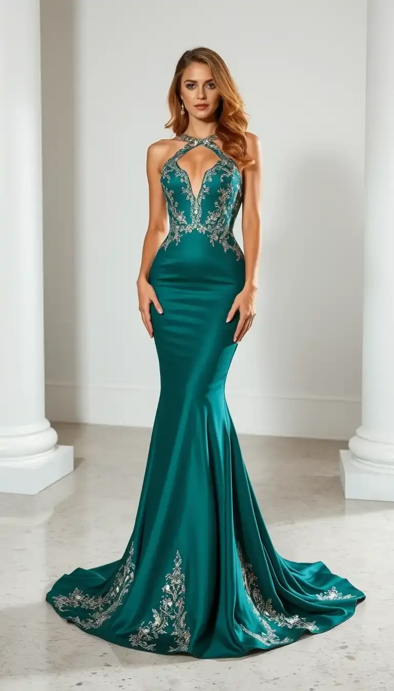 Mermaid Prom Dress - Dramatic fitted style