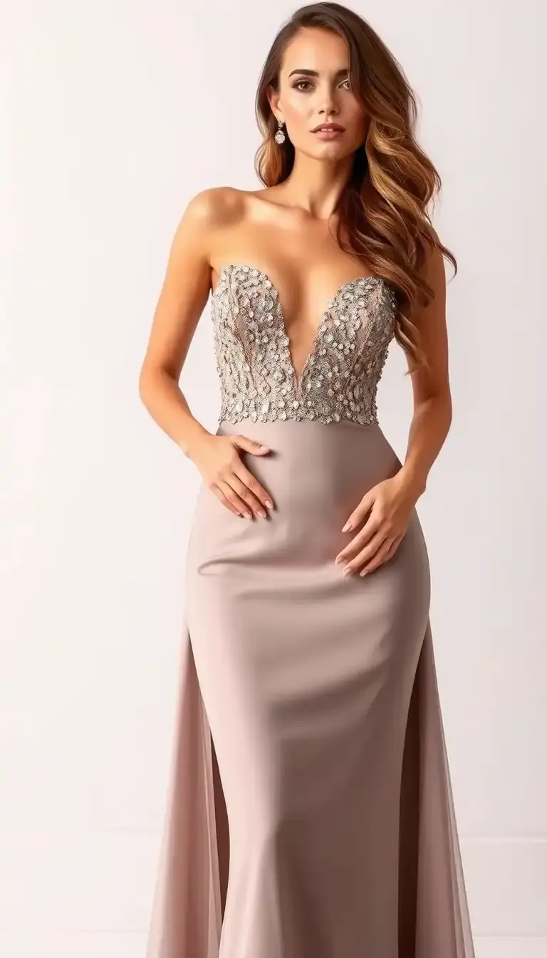 Modern Prom Dress - Two-piece trendy style
