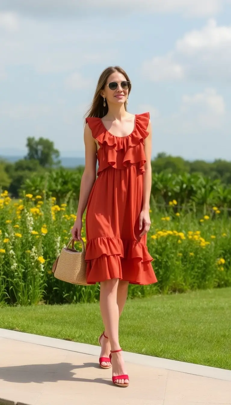 Ruffled Summer Frock
