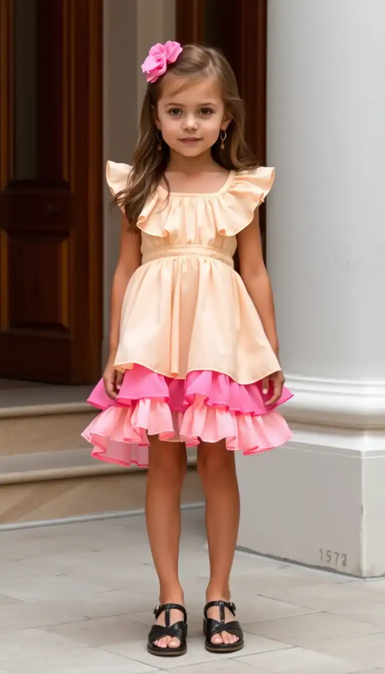 Ruffled Baby Doll Dress