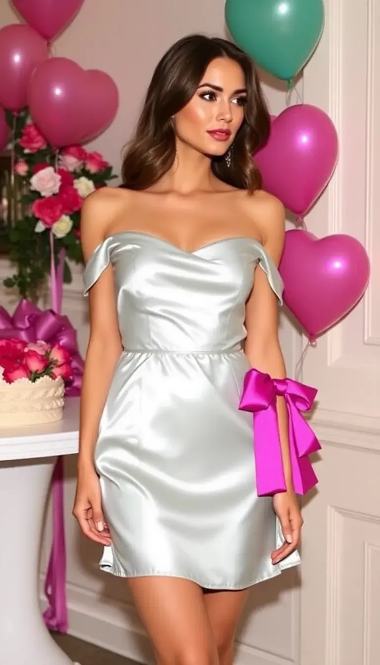 Satin Birthday Mini Women