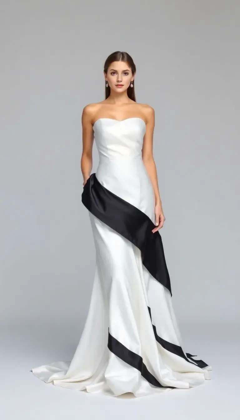 Satin Black White