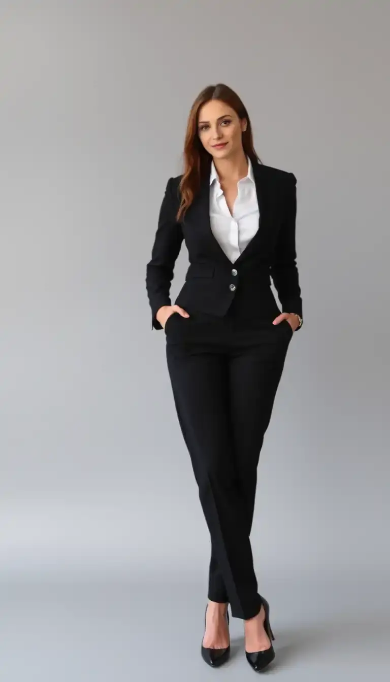 Tailored Black Dress Pants