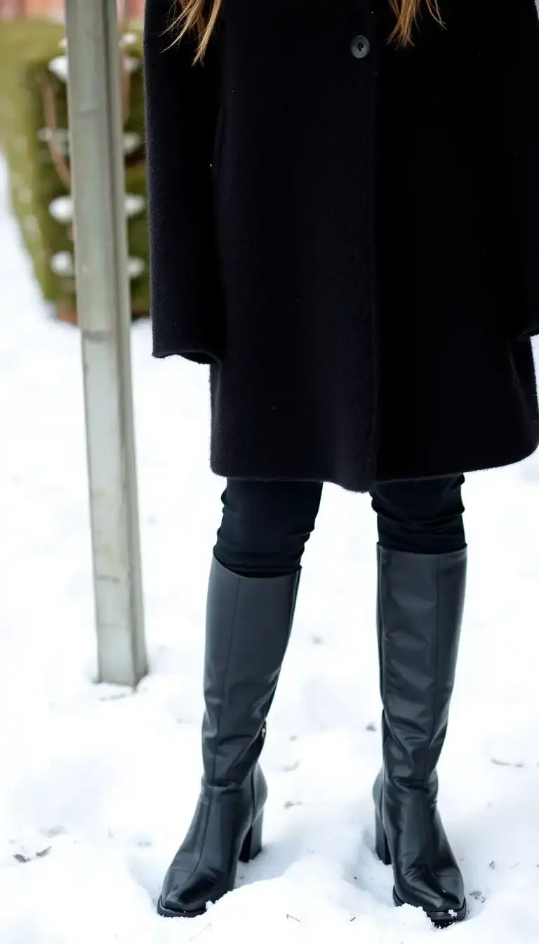 Wool Black Dress Pants