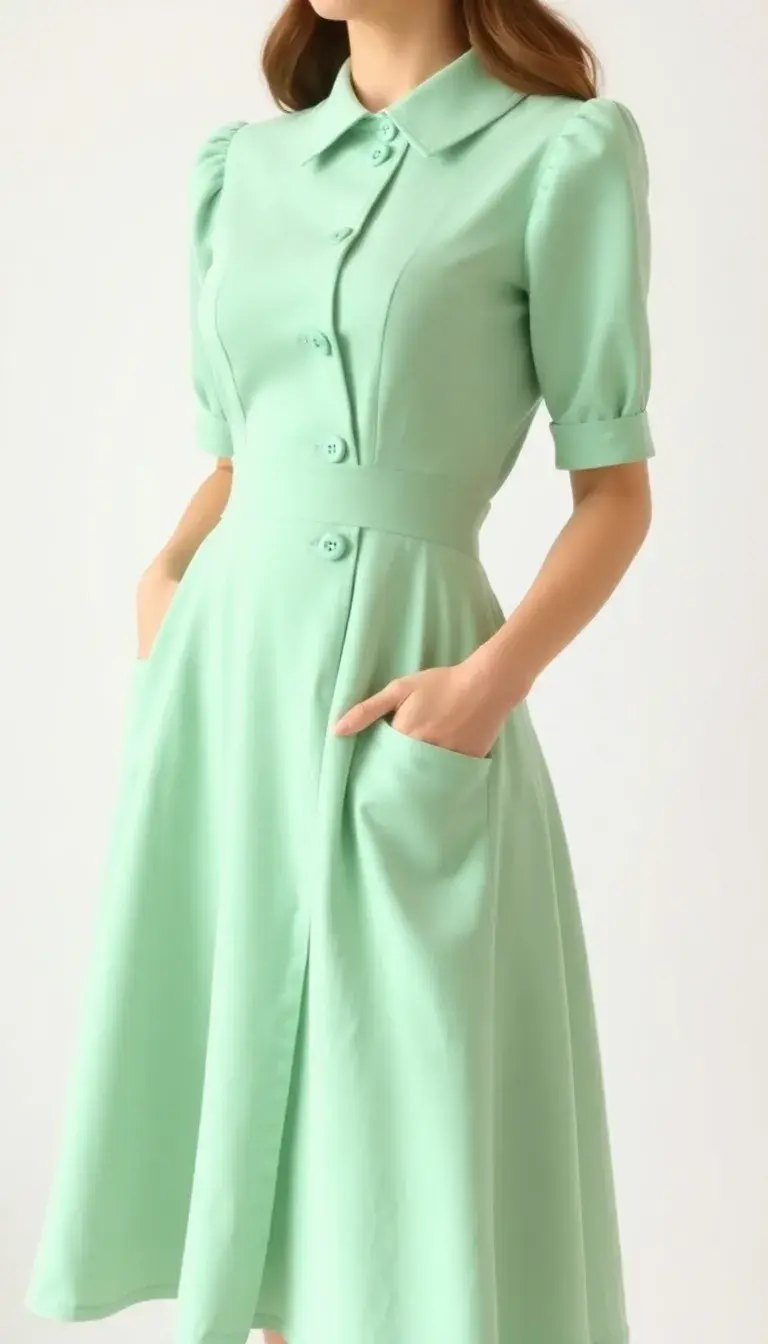 Vintage Tea Dress for Shower