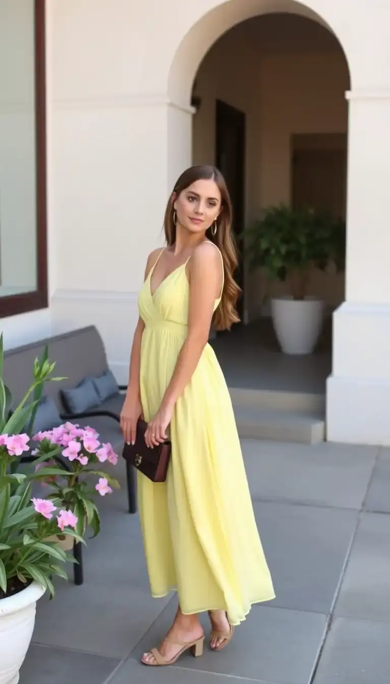 Butter Yellow Sundress