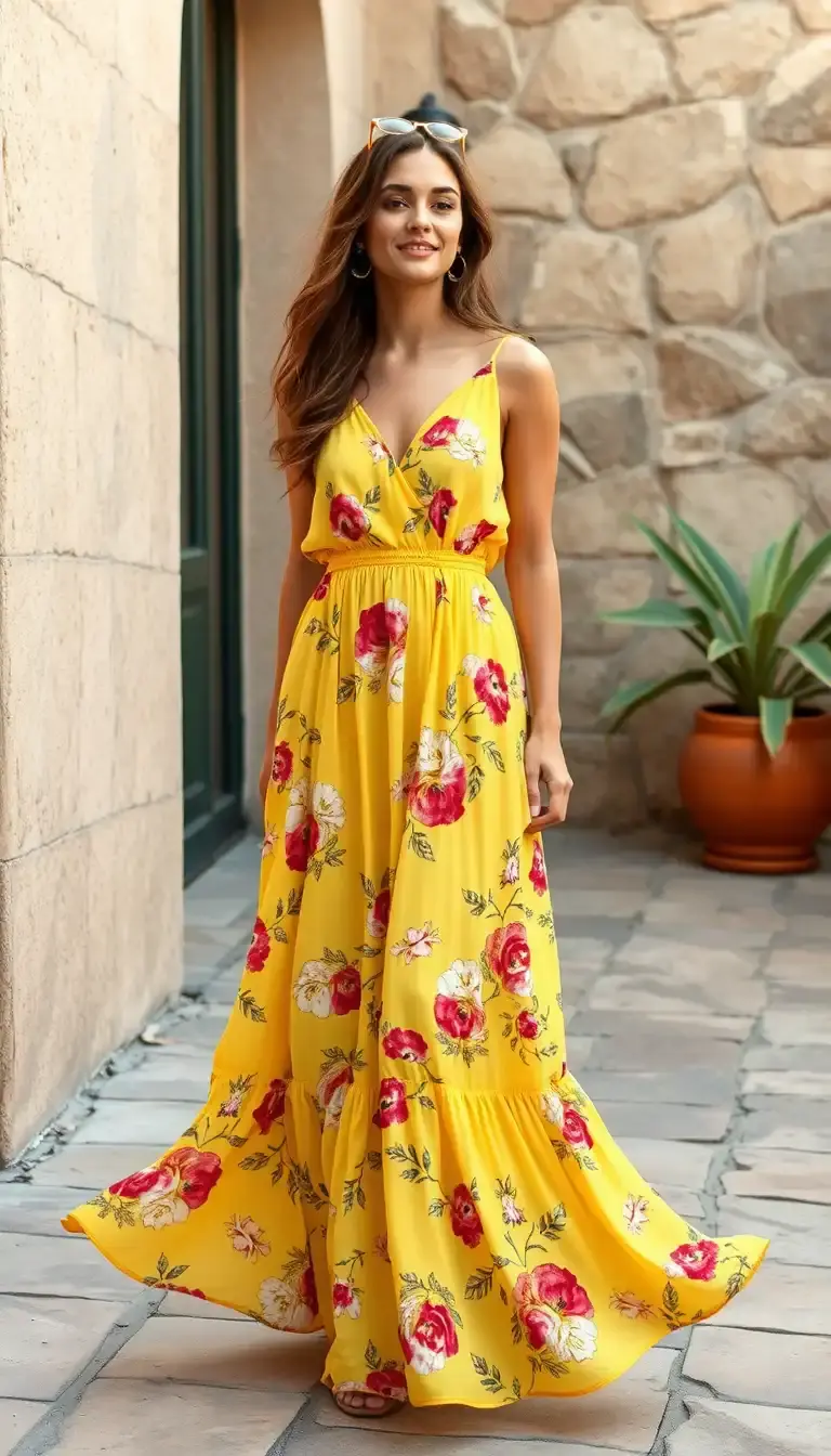 Butter Yellow Maxi Dress