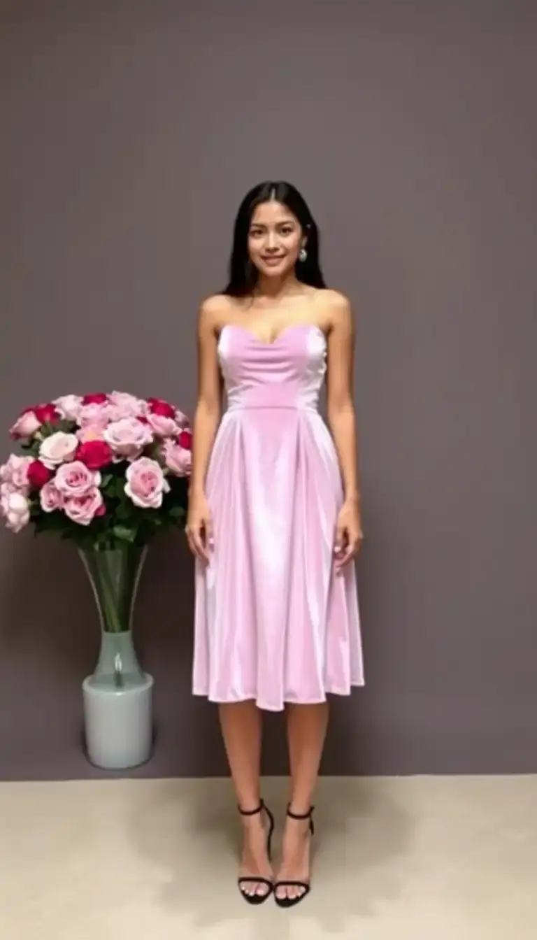 Pink Velvet Homecoming Mini
