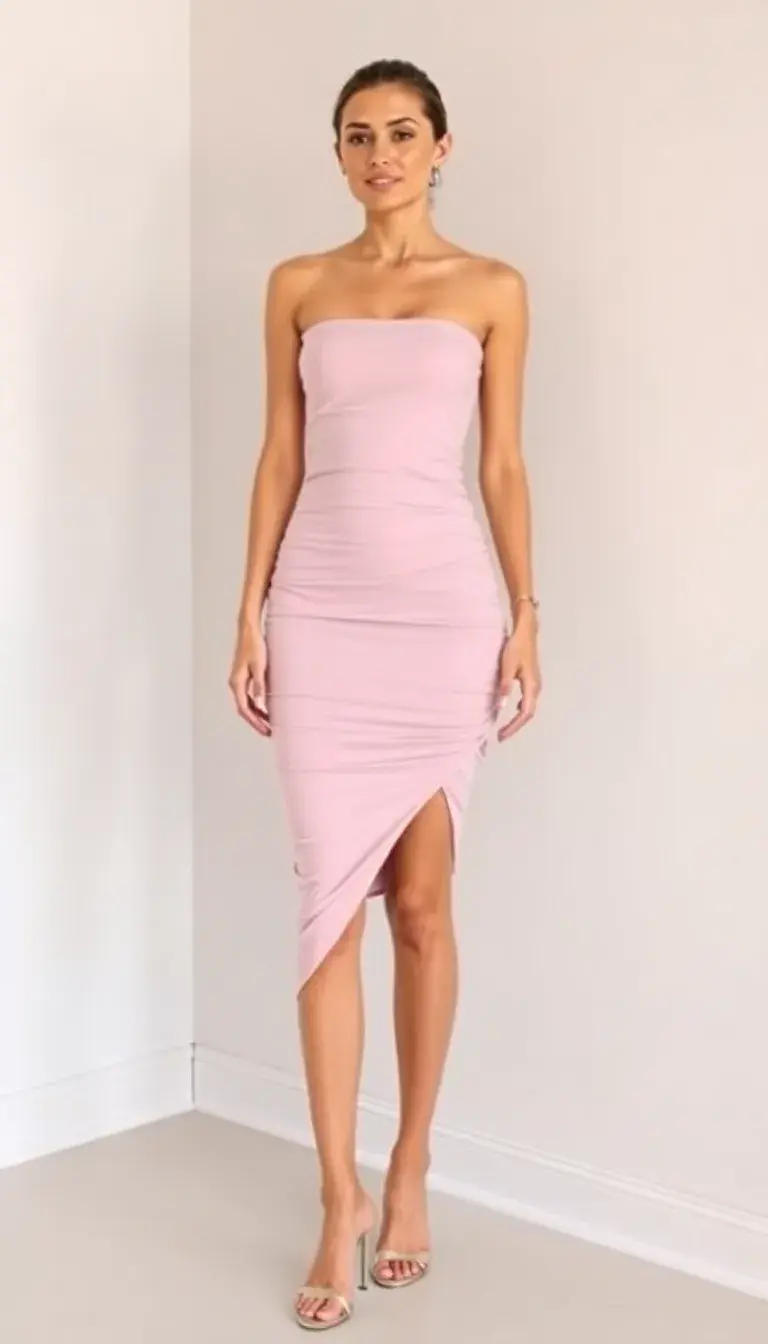 Light Pink Bodycon Dress