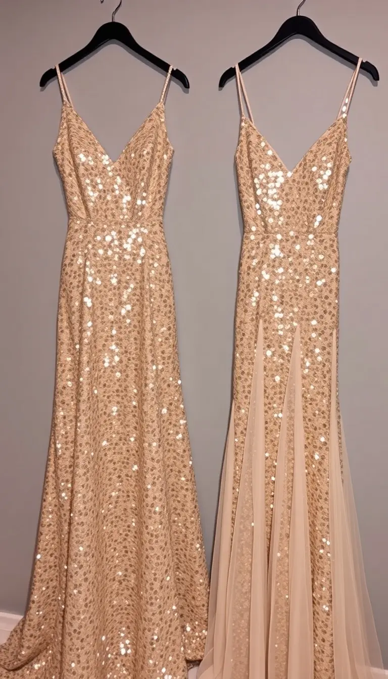 Party Sequin Mommy and Me Dresses