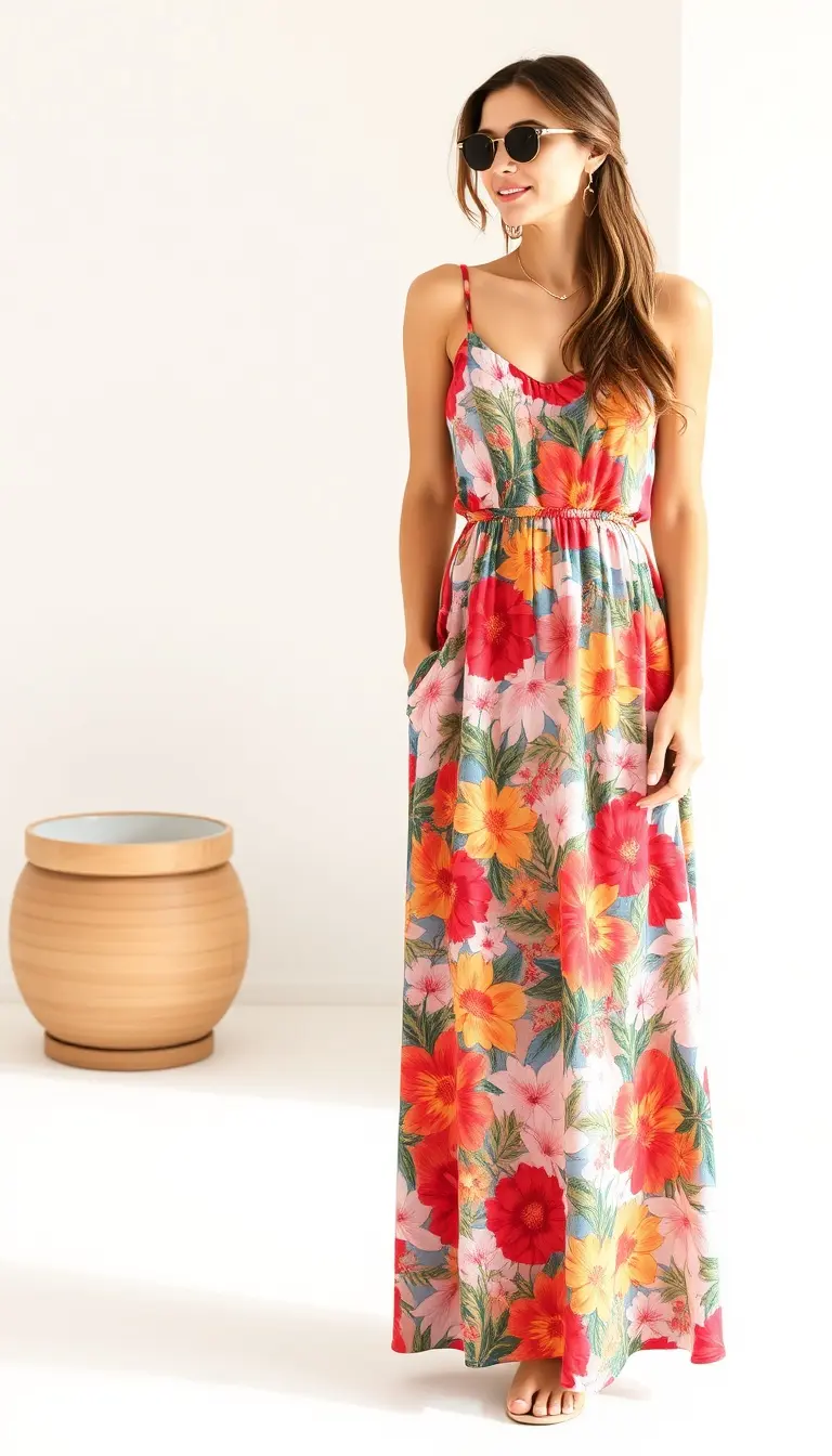 Floral Summer Maxi Dress