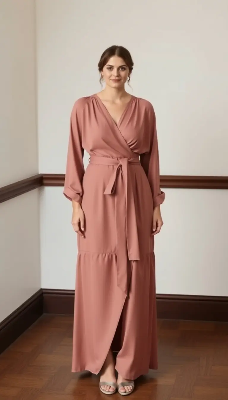 Wrap Bridesmaid Outfit