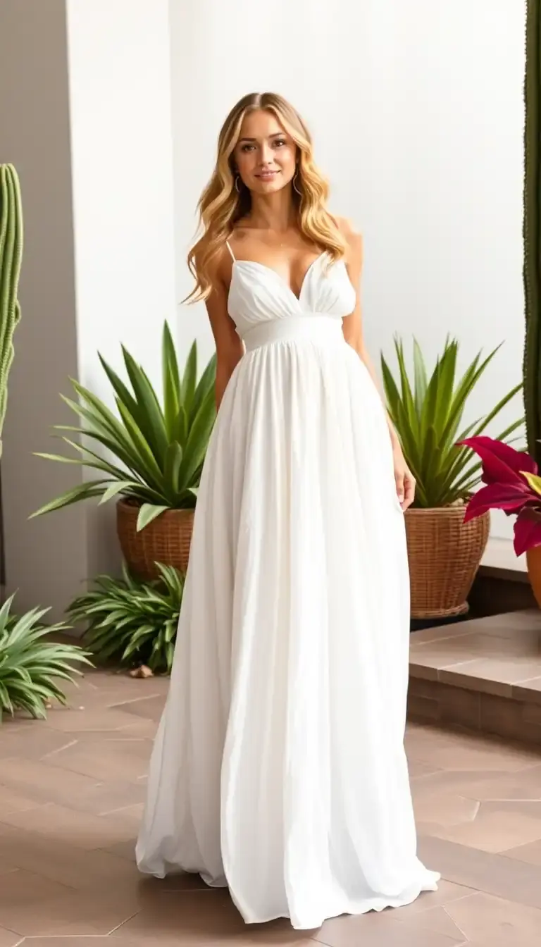 Empire Waist Maxi Dress