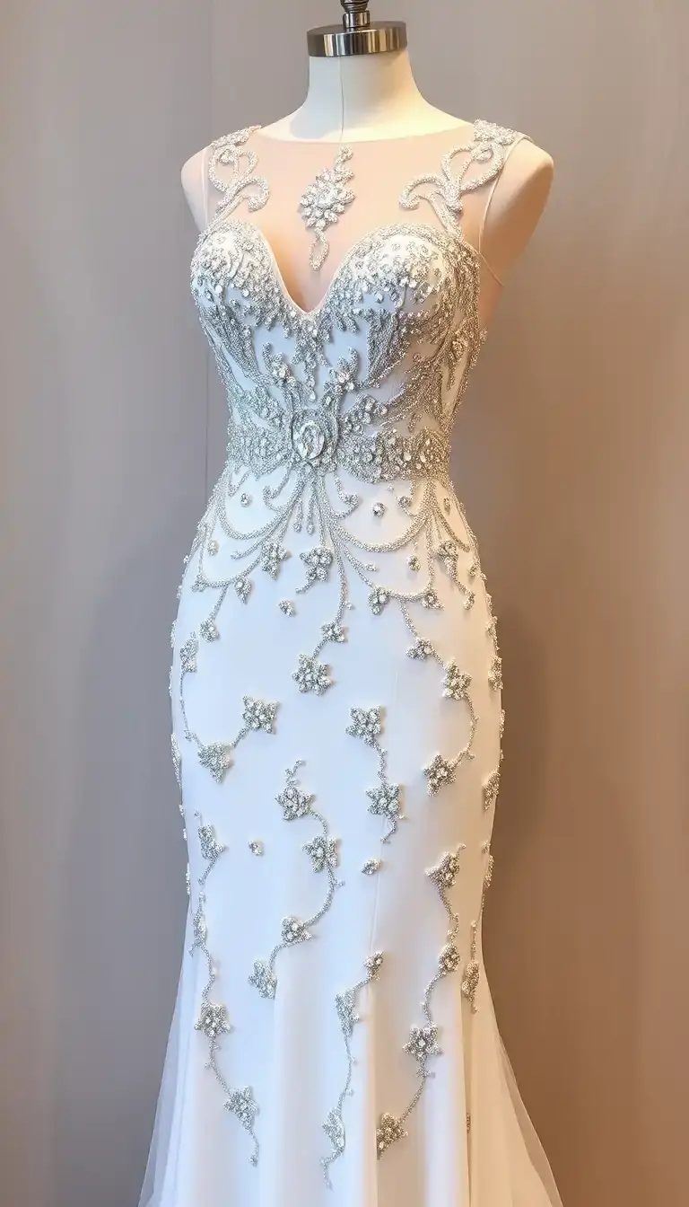 Crystal Sparkly Formal Dress