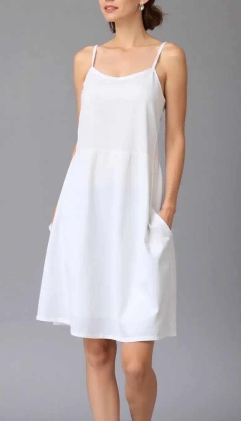 Women's White Sundress