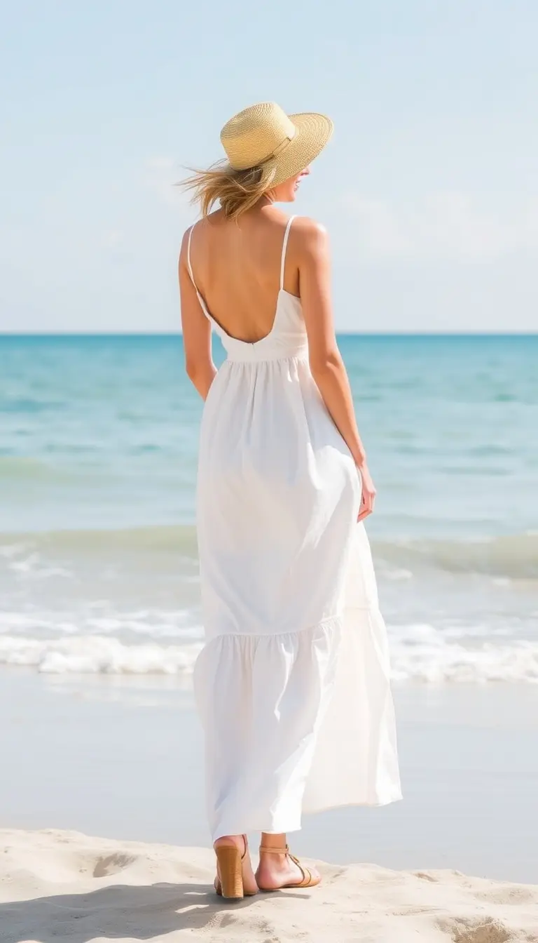 Linen A-Line Beach Dress