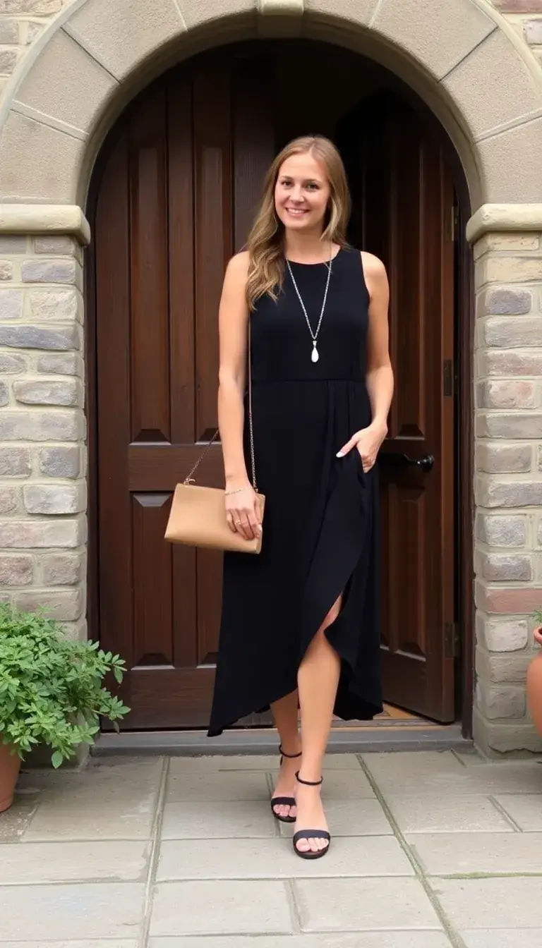 Black Boho Wedding Guest
