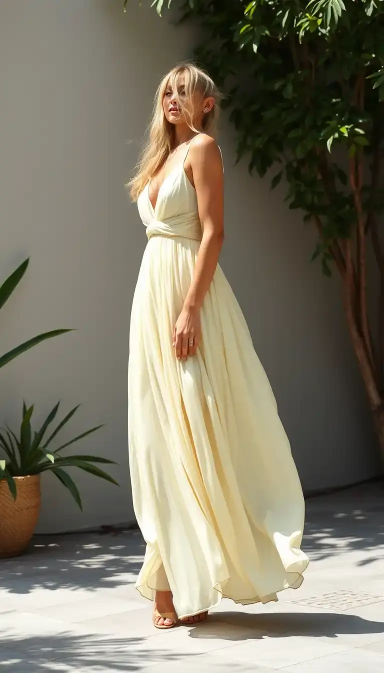 Chiffon Caftan Sundress