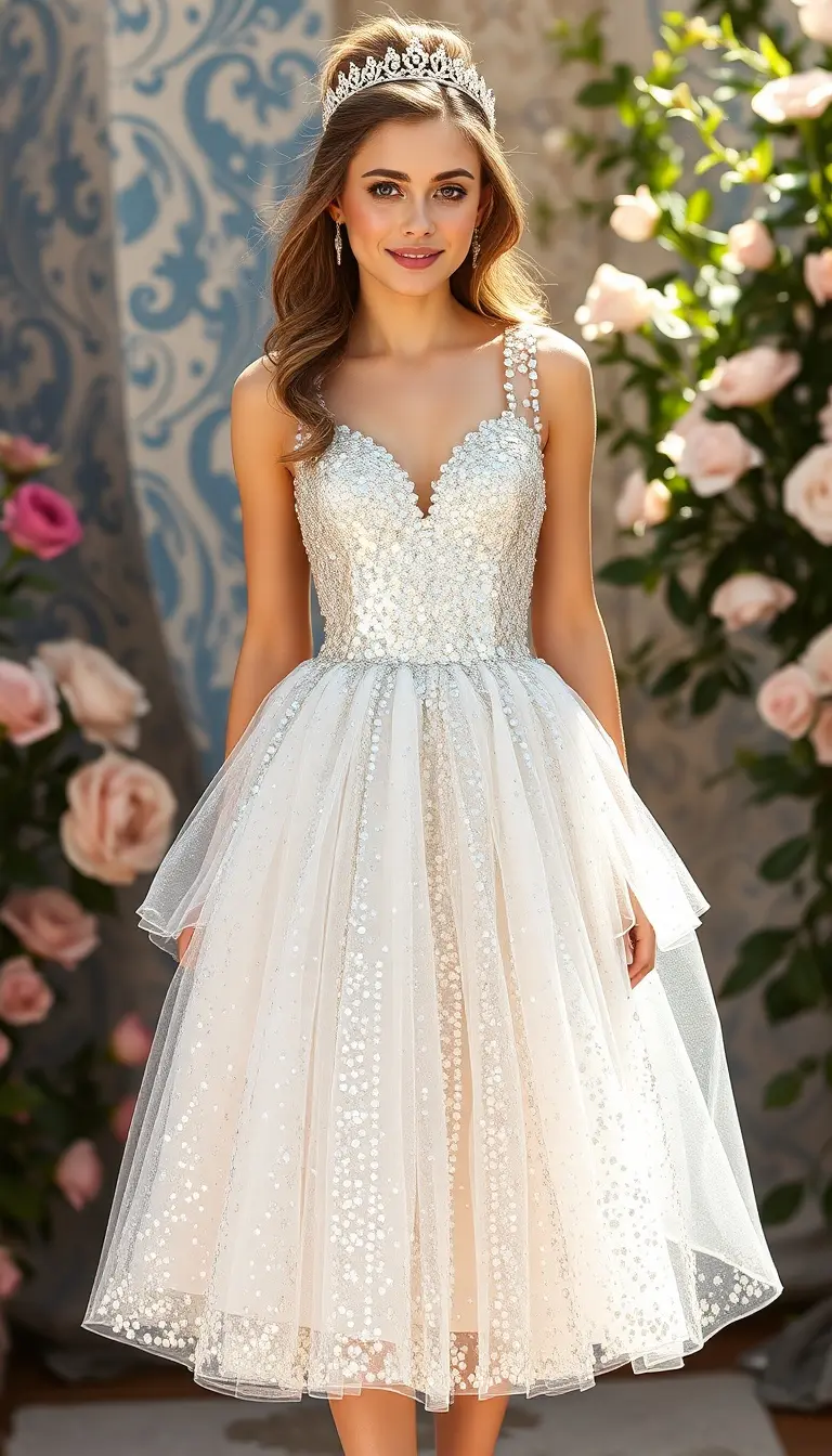 Sequin Cinderella Party Dress