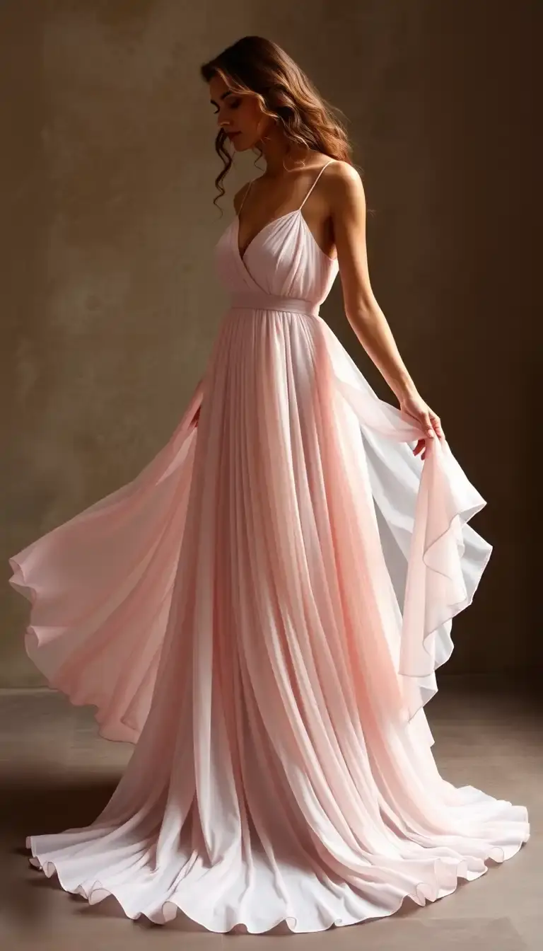 Chiffon Cinderella Maxi Dress