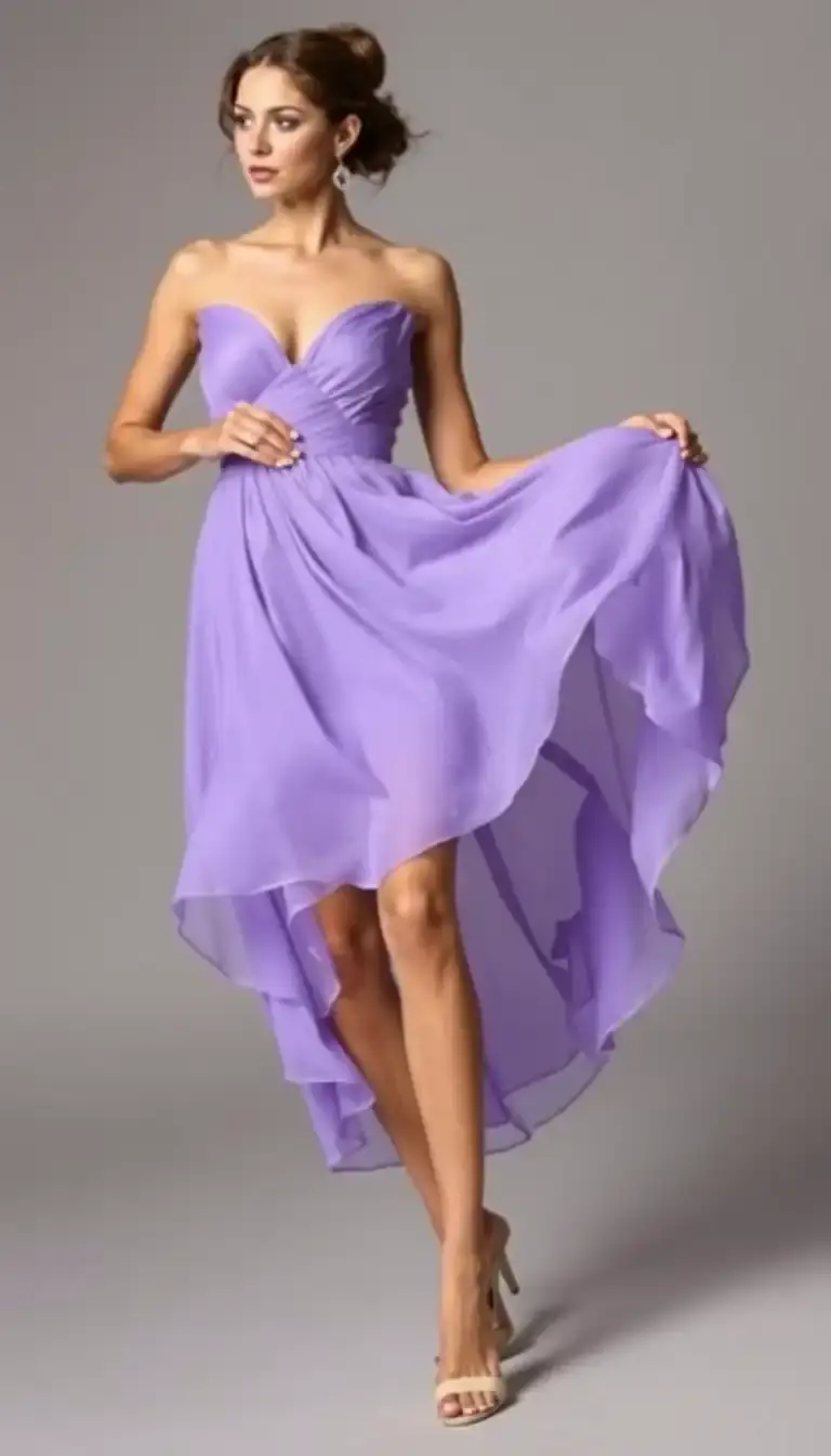 Chiffon Cocktail Party Dress