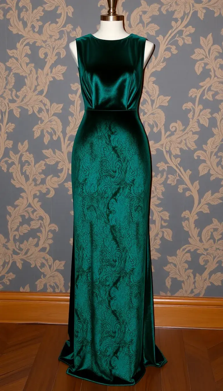 Velvet Cocktail Formal Dress