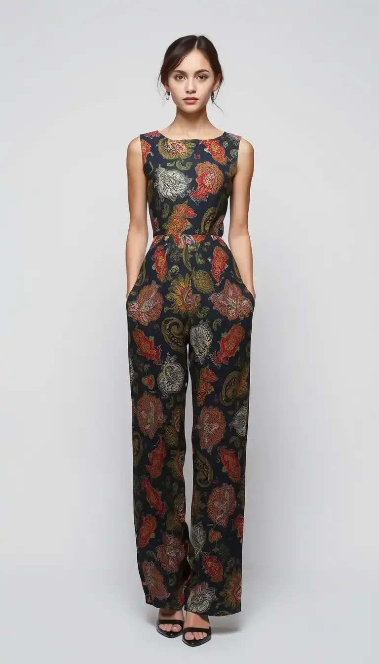 Printed Dress Pant