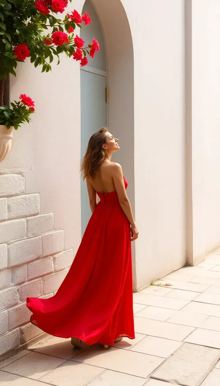 Scarlet Red Maxi Dress