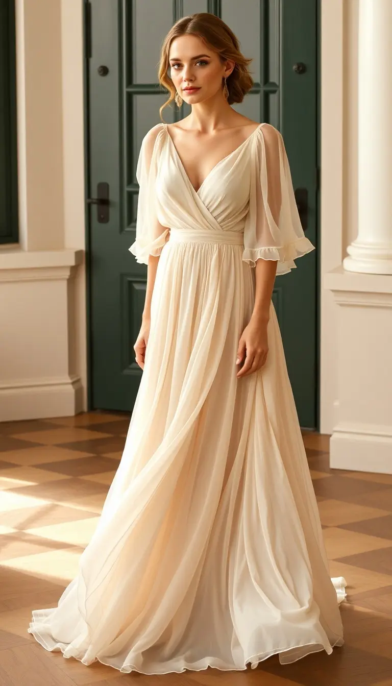 Chiffon Mother of Bride Maxi