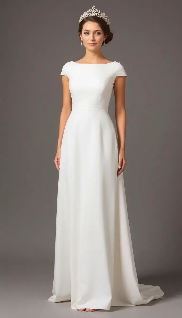 A-Line Mother of Bride Dress