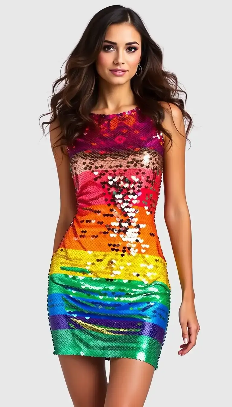 Multi-Color Sequin Mini
