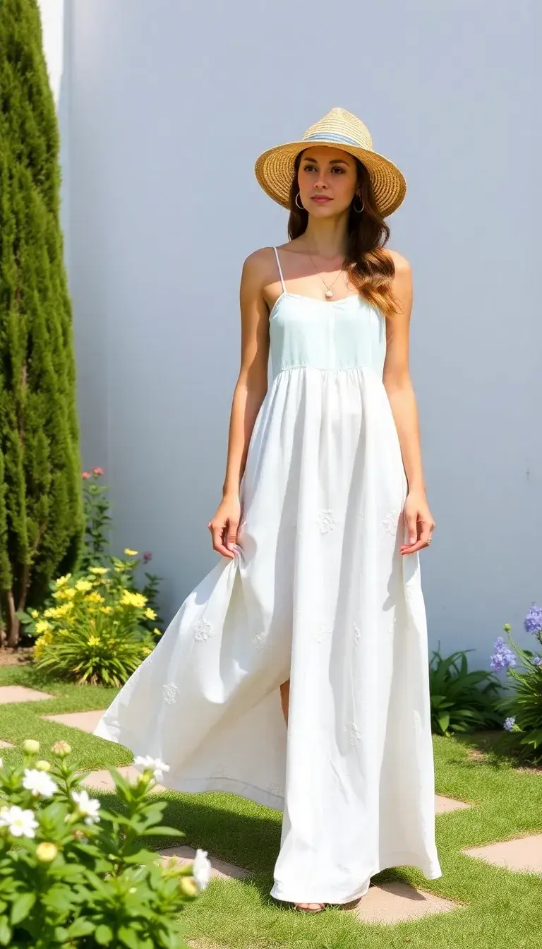 White Linen Summer Maxi
